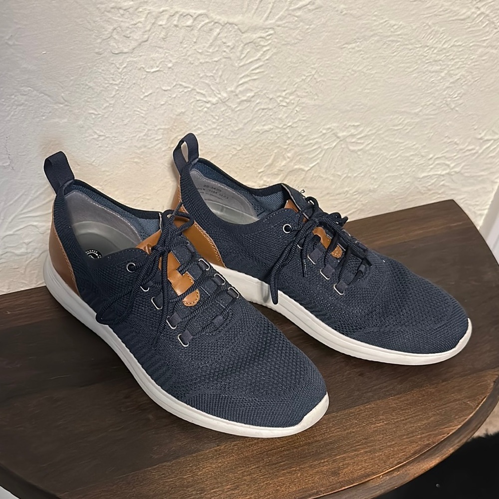 Johnston & Murphy Navy and Brown Sneakers